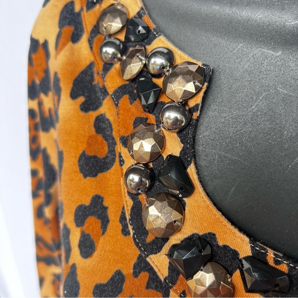 Ruby Rd. Animal Print 3/4 Sleeve Top - Picture 5 of 6